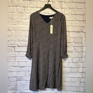 NWT Roolee ditzy floral long sleeve midi dress